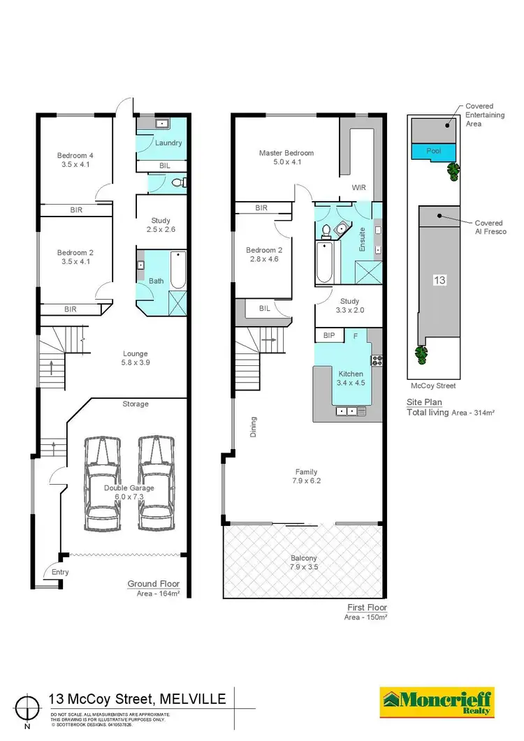 Floorplan of Homely house listing, 13 McCoy Street, Melville WA 6156