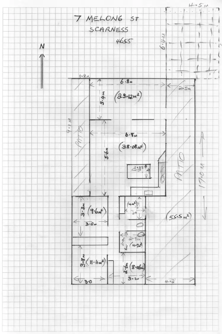 Floorplan of Homely house listing, 7 Melong Street, Scarness QLD 4655