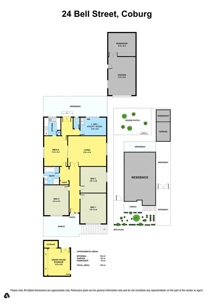 Floorplan of Homely house listing, 24 Bell Street, Coburg VIC 3058