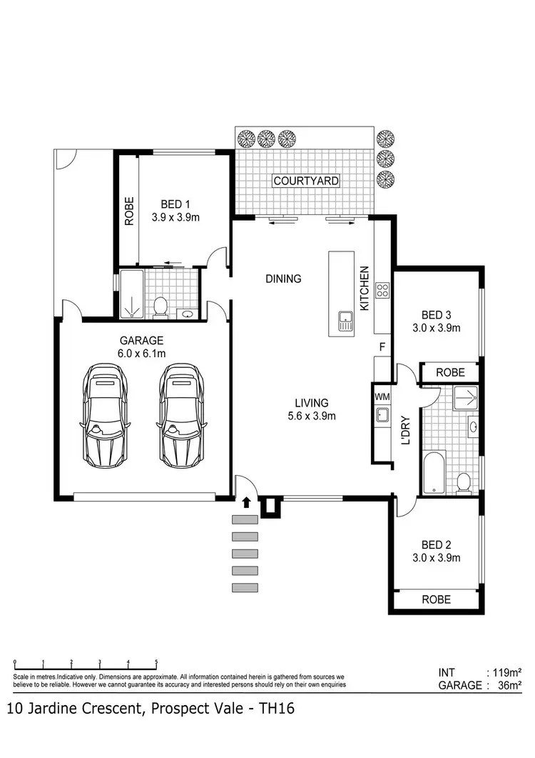 Floorplan of Homely unit listing, 16/10 Jardine Cres, Prospect Vale TAS 7250