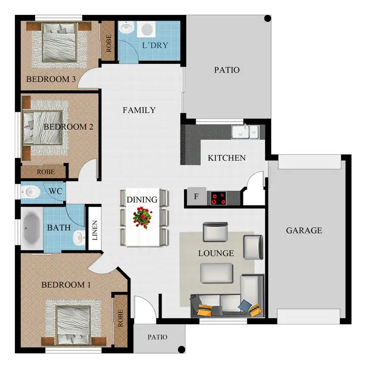 Floorplan of Homely house listing, 51 Louis Street, Deeragun QLD 4818