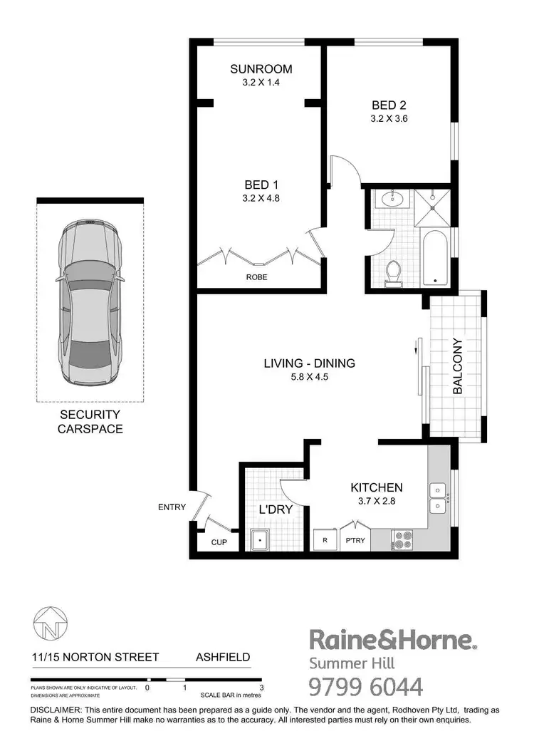 Floorplan of Homely apartment listing, 11/15 Norton Street, Ashfield NSW 2131