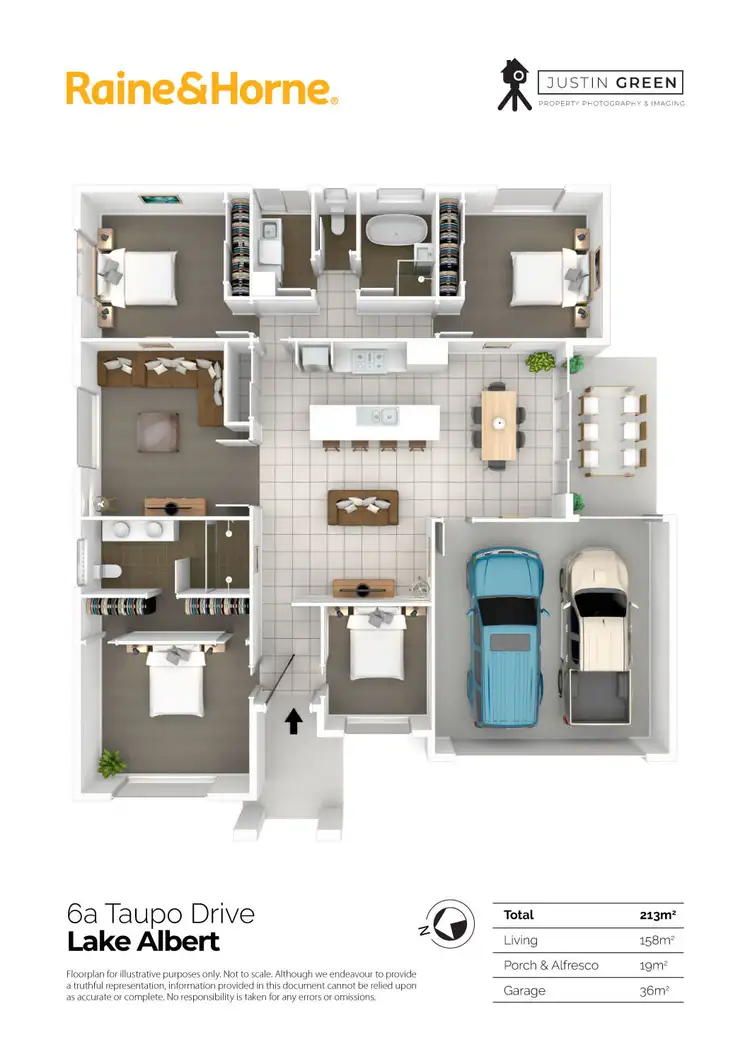 Floorplan of Homely house listing, 6A Taupo Drive, Lake Albert NSW 2650