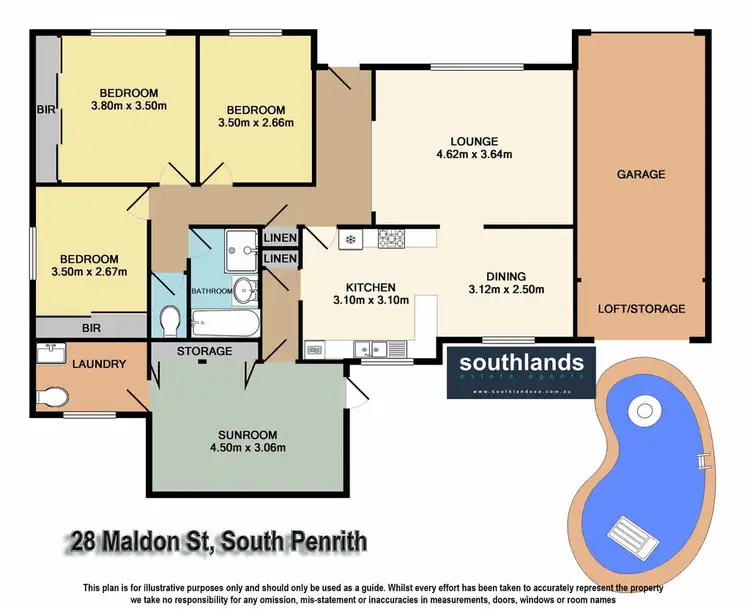 Floorplan of Homely house listing, 28 Maldon Street, South Penrith NSW 2750
