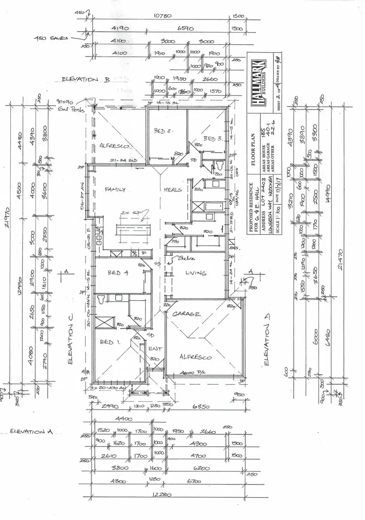 Floorplan of Homely house listing, 7 Lowerson Way, Wodonga VIC 3690