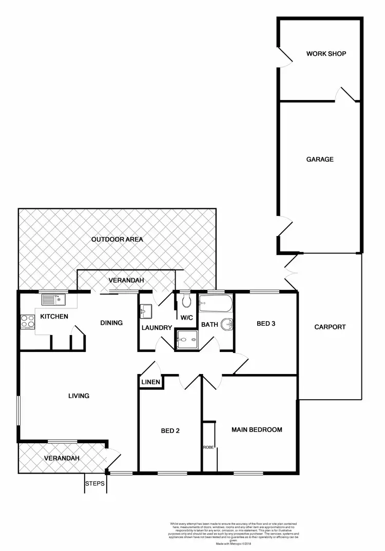 Floorplan of Homely house listing, 2 Blackley Avenue, Tenambit NSW 2323