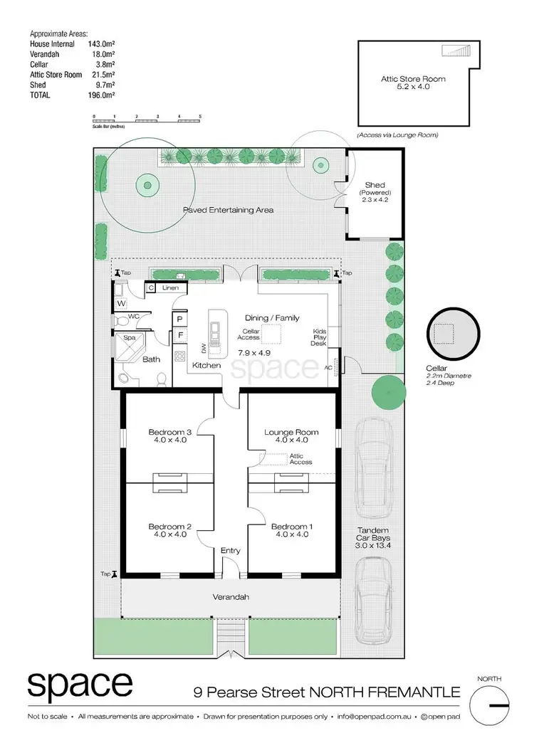 Floorplan of Homely house listing, 9 Pearse Street, North Fremantle WA 6159