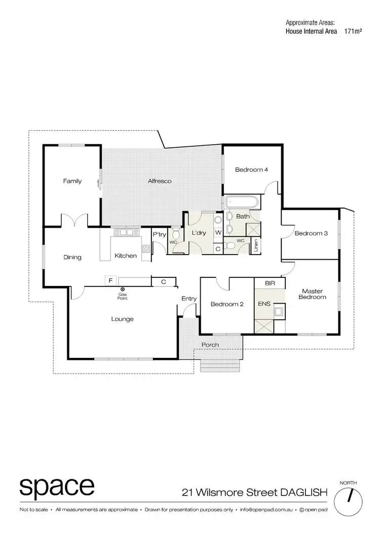 Floorplan of Homely house listing, 21 Wilsmore Street, Daglish WA 6008