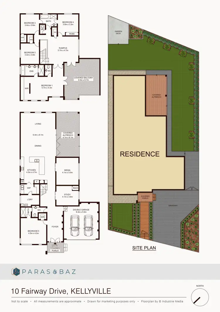 Floorplan of Homely house listing, 10 Fairway Drive, Kellyville NSW 2155