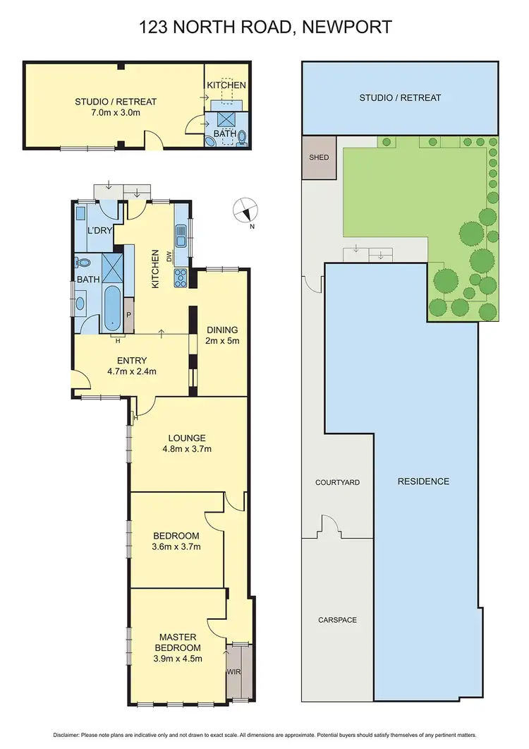 Floorplan of Homely house listing, 123 North Road, Newport VIC 3015