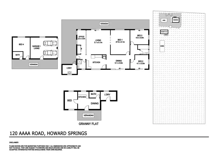 Floorplan of Homely house listing, 120 AAAA Road, Howard Springs NT 835