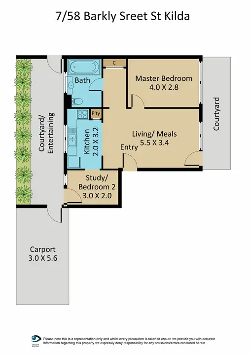 Floorplan of Homely house listing, 7/58 Barkly Street, St Kilda VIC 3182