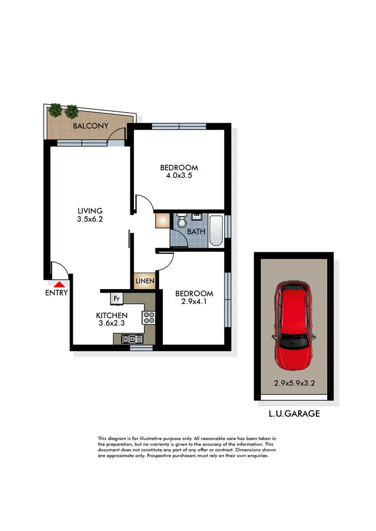 Floorplan of Homely apartment listing, 19/61-63 Avoca Street, Randwick NSW 2031