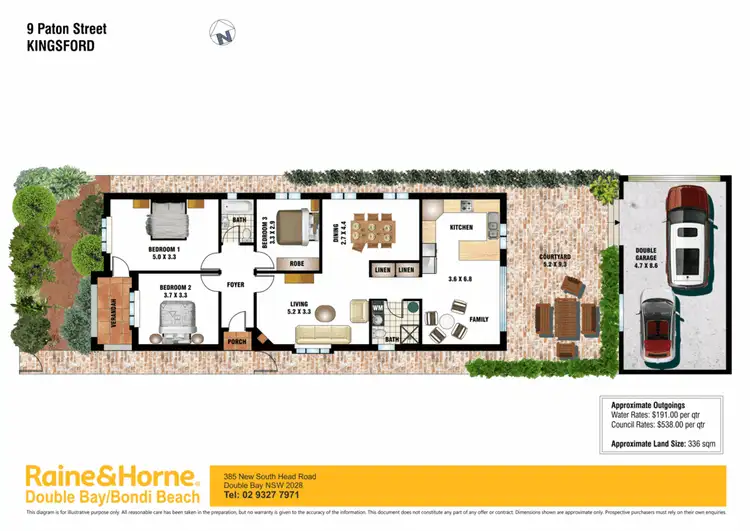 Floorplan of Homely house listing, 9 Paton Street, Kingsford NSW 2032