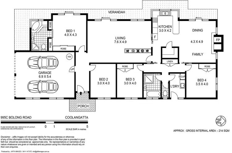 Floorplan of Homely house listing, 995C Bolong Road, Coolangatta NSW 2535