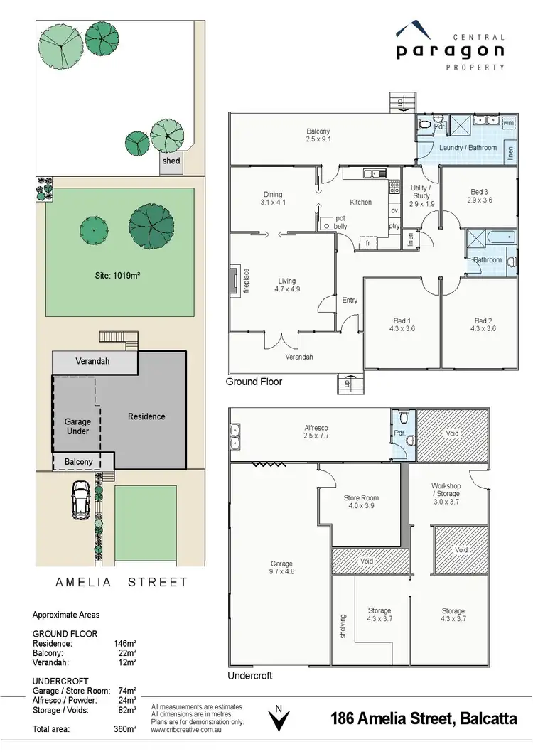 Floorplan of Homely house listing, 186 Amelia Street, Balcatta WA 6021