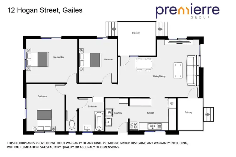 Floorplan of Homely house listing, 12 Hogan Street, Gailes QLD 4300