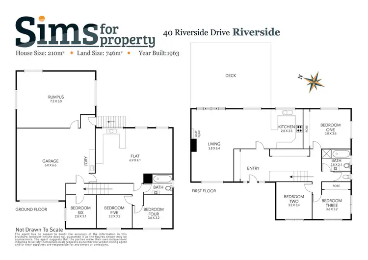 Floorplan of Homely house listing, 40 Riverside Drive, Riverside TAS 7250