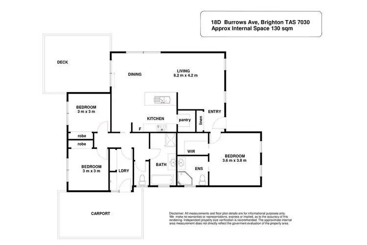 Floorplan of Homely house listing, 18D Burrows Avenue, Brighton TAS 7030