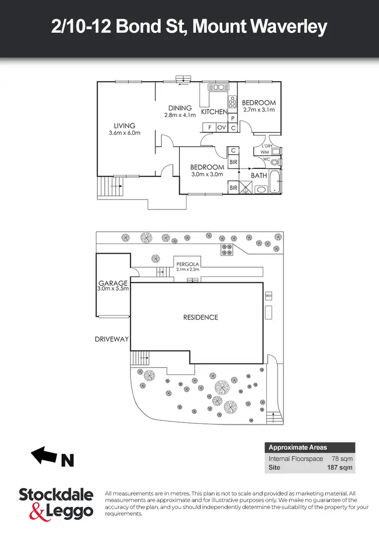 Floorplan of Homely unit listing, 2/10-12 Bond Street, Mount Waverley VIC 3149