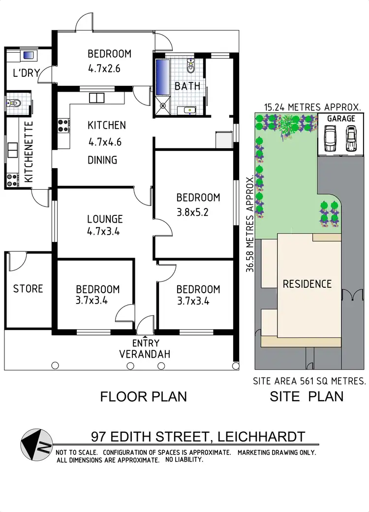 Floorplan of Homely house listing, 97 EDITH STREET, Leichhardt NSW 2040