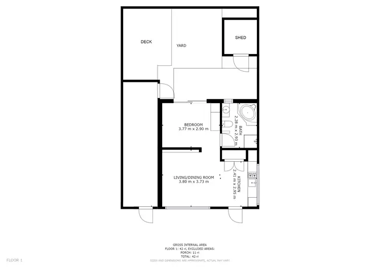 Floorplan of Homely house listing, 13/9B Mcgough Street, Glenorchy TAS 7010