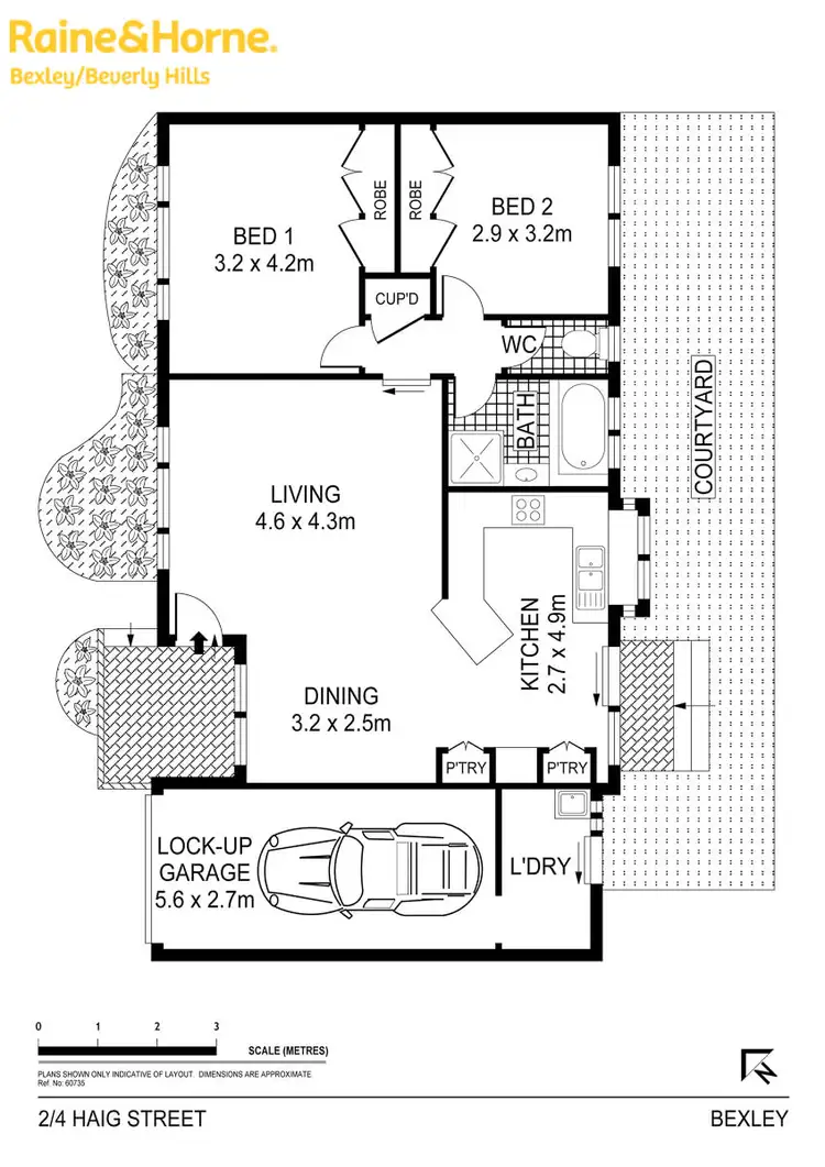 Floorplan of Homely villa listing, 2/4 Haig Street, Bexley NSW 2207