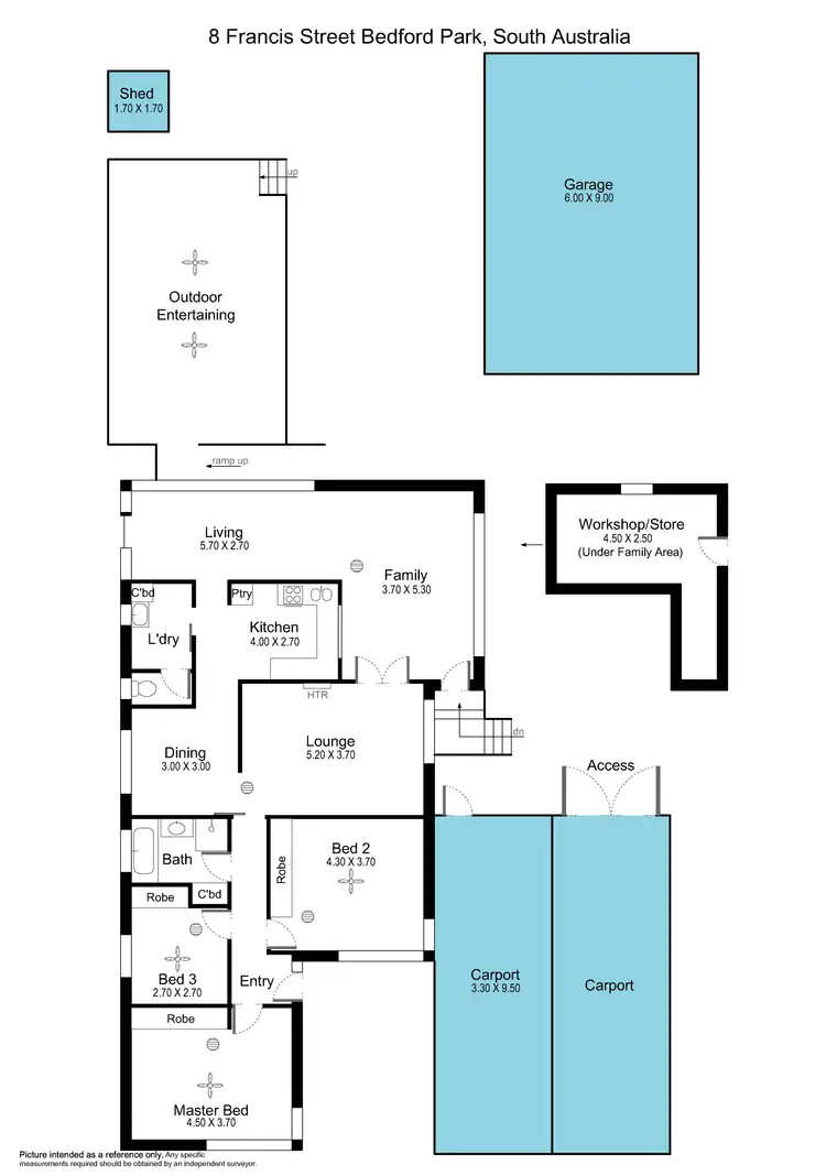 Floorplan of Homely house listing, 8 Francis Street, Bedford Park SA 5042