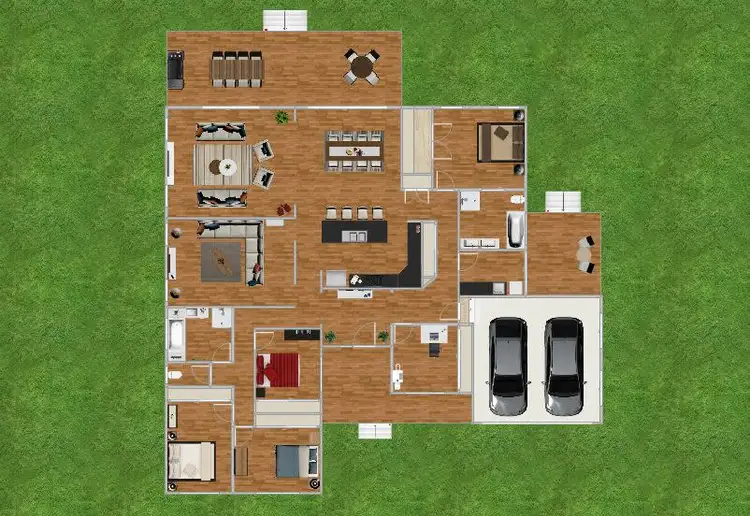 Floorplan of Homely house listing, 53-55 Three Ponds Place, Elimbah QLD 4516