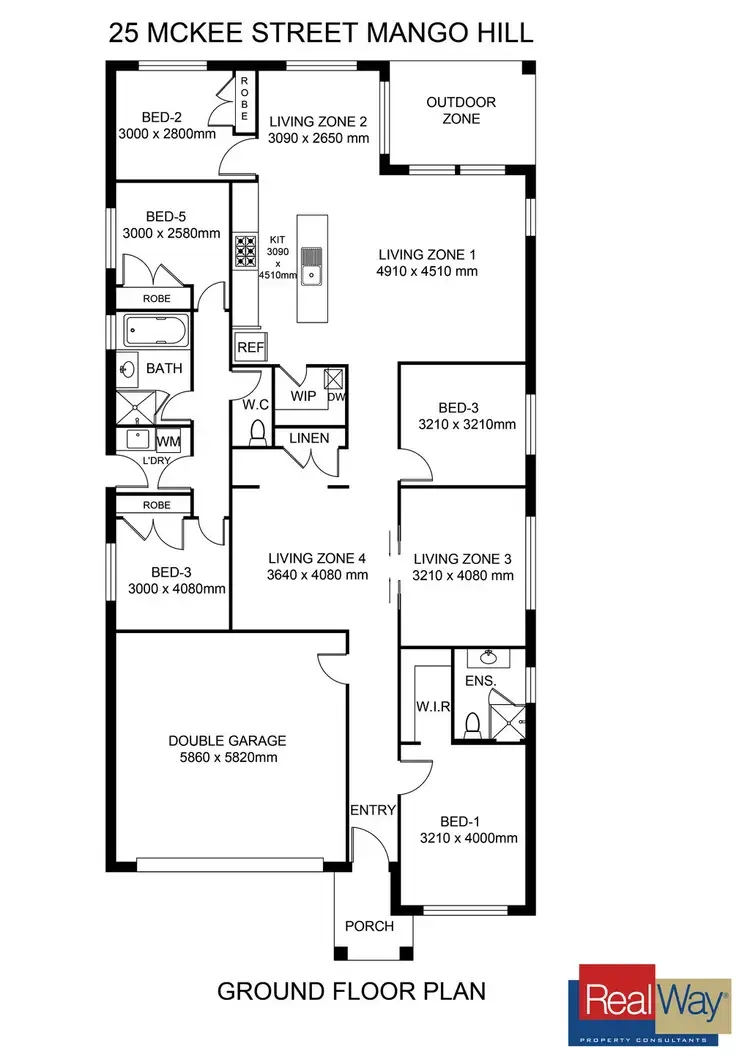 Floorplan of Homely house listing, 25 McKee Crescent, Mango Hill QLD 4509
