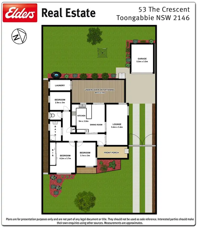 Floorplan of Homely house listing, 53 The Crescent, Toongabbie NSW 2146