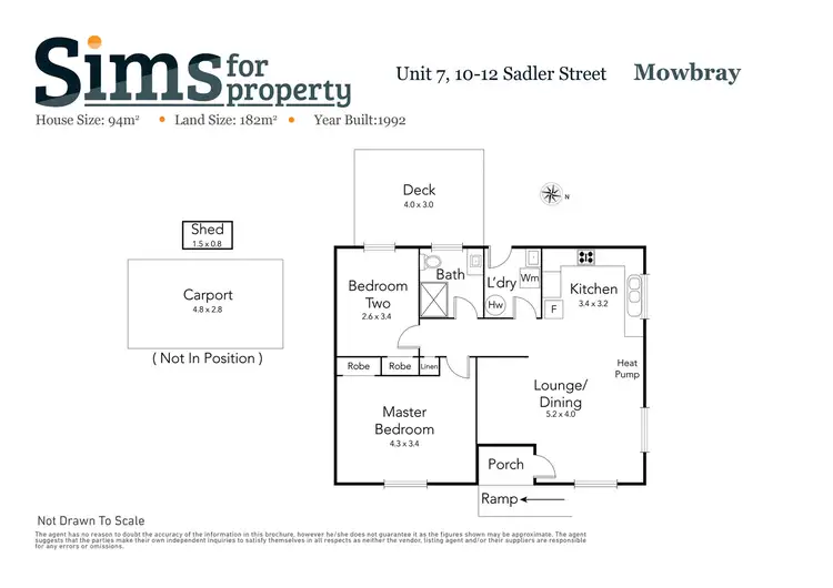 Floorplan of Homely house listing, 7/10-12 Sadler Street, Mowbray TAS 7248