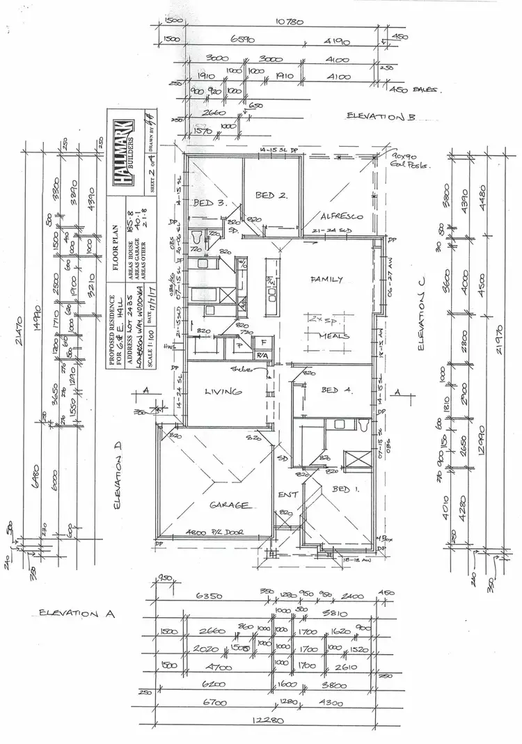 Floorplan of Homely house listing, 8 Lowerson Way, Wodonga VIC 3690