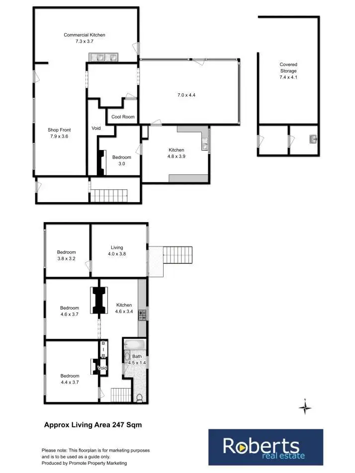 Floorplan of Homely house listing, 102 High Street, Oatlands TAS 7120