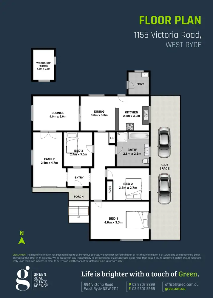Floorplan of Homely house listing, 1155 Victoria Rd, West Ryde NSW 2114