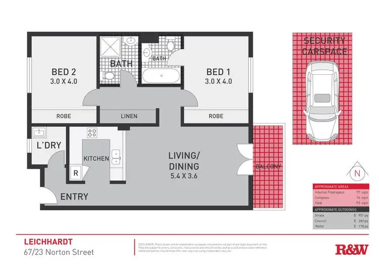 Floorplan of Homely apartment listing, 67/23 Norton Street, Leichhardt NSW 2040