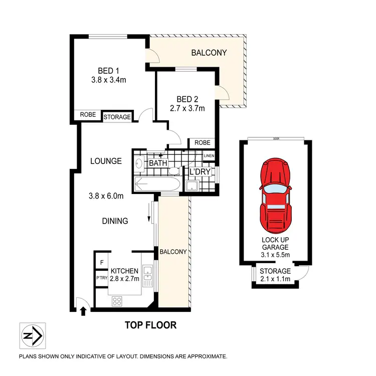 Floorplan of Homely unit listing, 12/7 Tintern Road, Ashfield NSW 2131