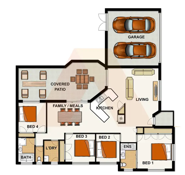 Floorplan of Homely house listing, 9 Paringa Court, Hillcrest QLD 4118