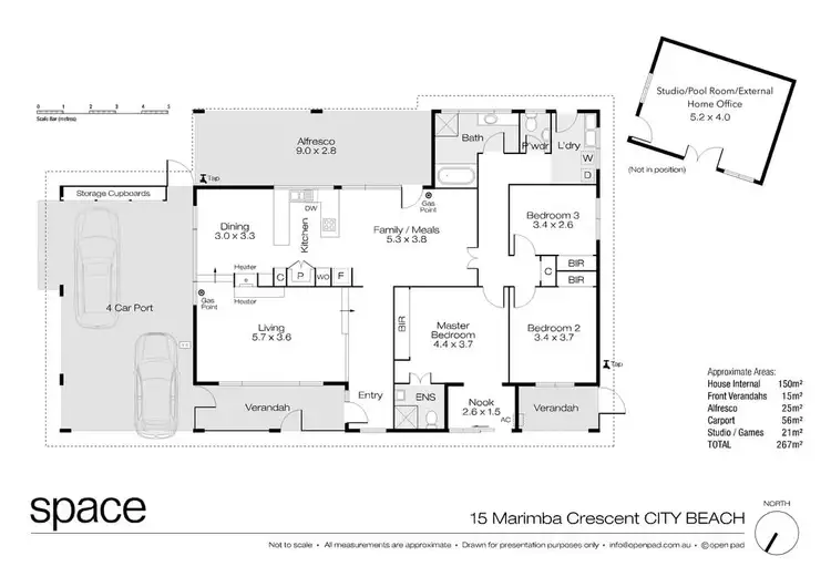 Floorplan of Homely house listing, 15 Marimba Crescent, City Beach WA 6015