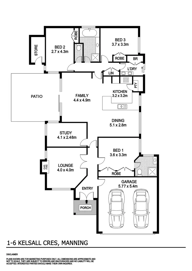 Floorplan of Homely house listing, 1/6 Kelsall Crescent, Manning WA 6152