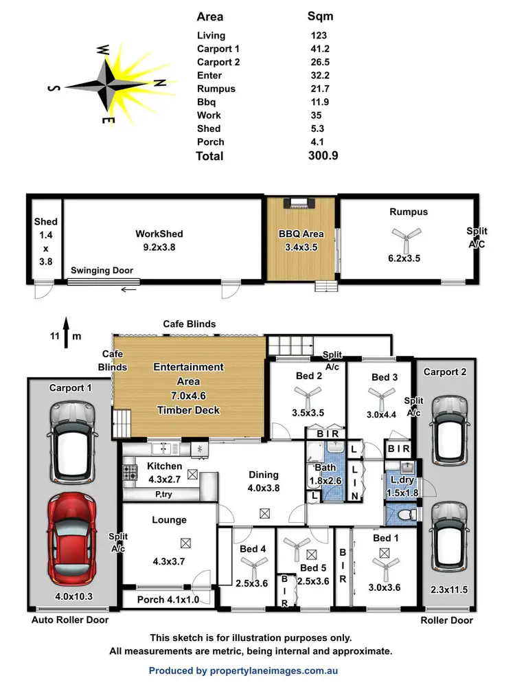 Floorplan of Homely house listing, 75 Hamblynn Road, Elizabeth Downs SA 5113