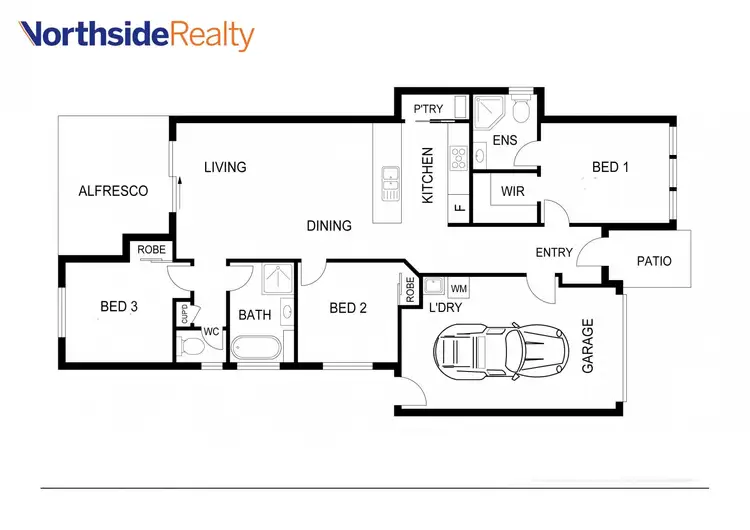 Floorplan of Homely house listing, 17 Cooloola Crct, Warner QLD 4500