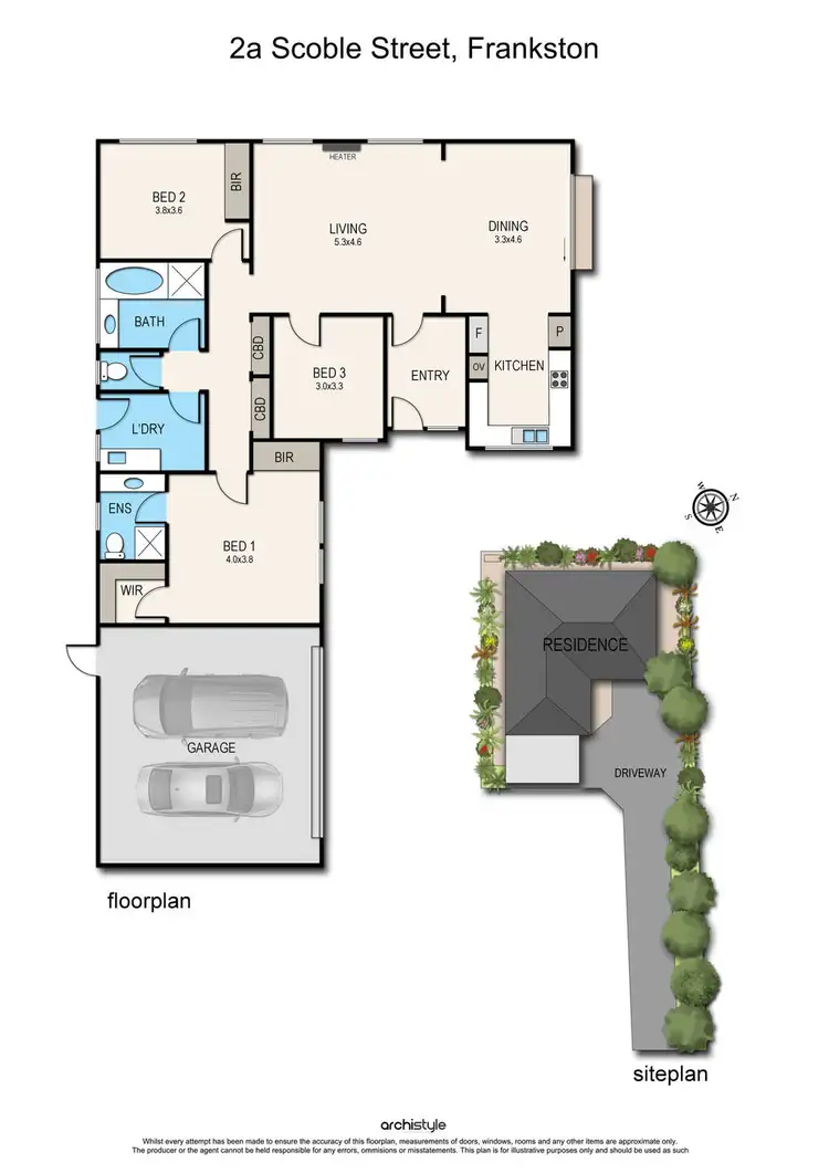 Floorplan of Homely house listing, 2A Scoble Street, Frankston South VIC 3199