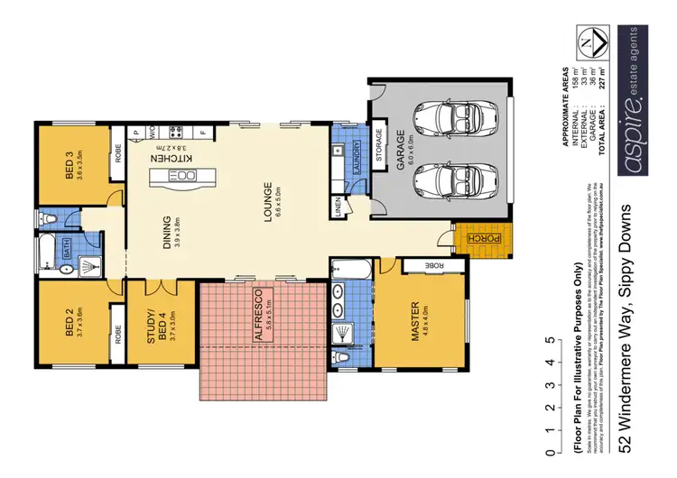 Floorplan of Homely house listing, 52 Windermere Way, Sippy Downs QLD 4556