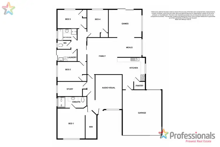 Floorplan of Homely house listing, 25 Chariot Turn, Harrisdale WA 6112