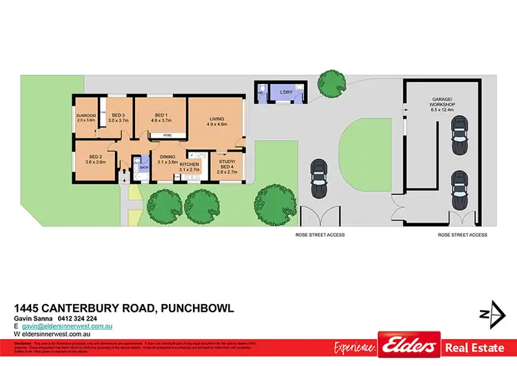 Floorplan of Homely house listing, 1445 Canterbury Road, Punchbowl NSW 2196