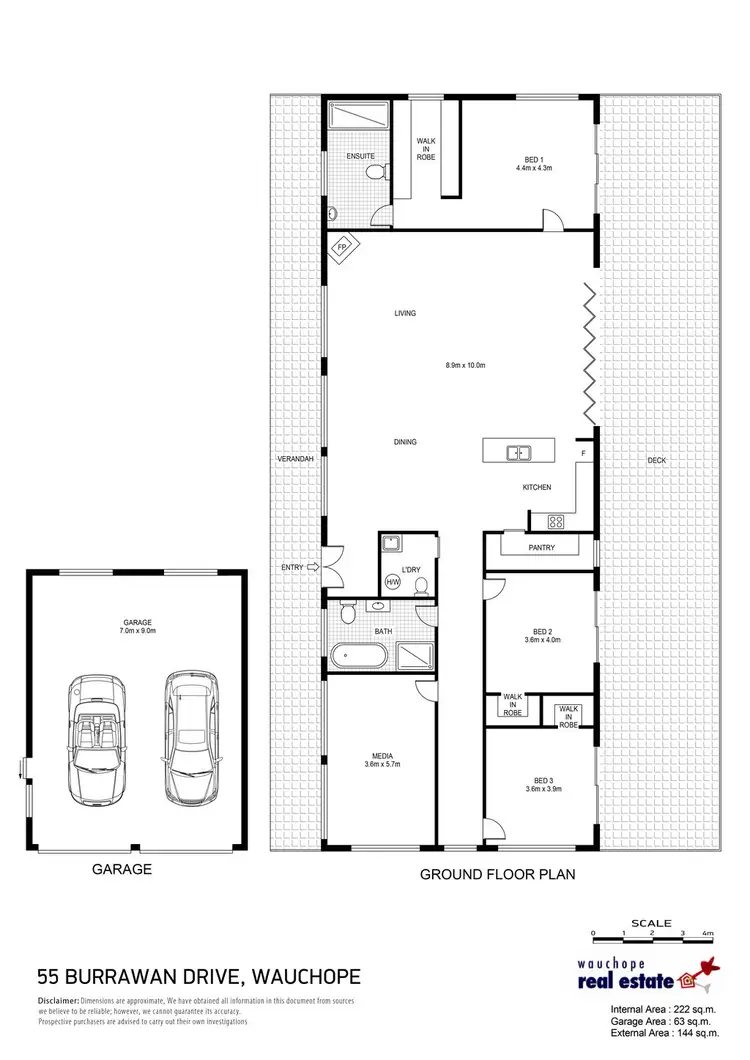 Floorplan of Homely rural property listing, 55 Burrawan Drive, Wauchope NSW 2446