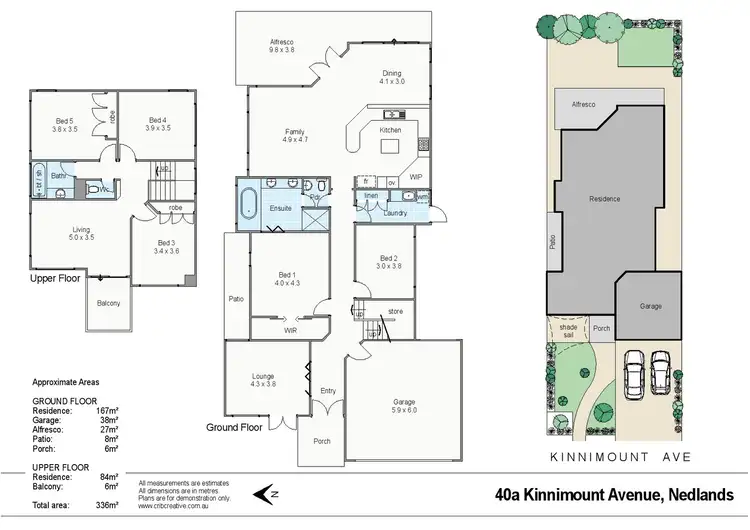 Floorplan of Homely house listing, 40a Kinninmont Avenue, Nedlands WA 6009