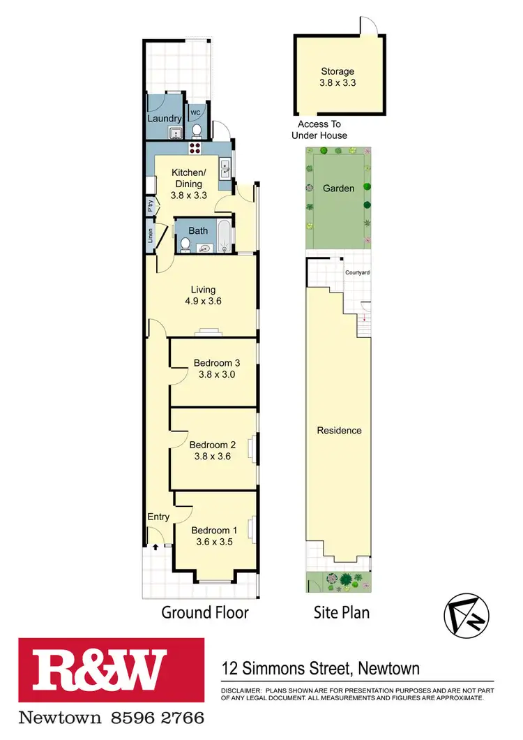 Floorplan of Homely house listing, 12 Simmons Street, Newtown NSW 2042