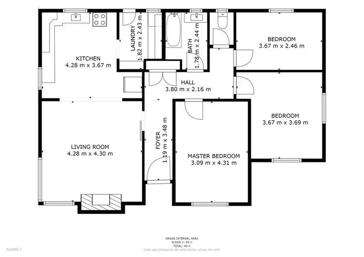 Floorplan of Homely house listing, 3 Pulkara Circle, Berriedale TAS 7011